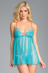 BW1633HP Sensual Affection Babydoll - Hot Pink
